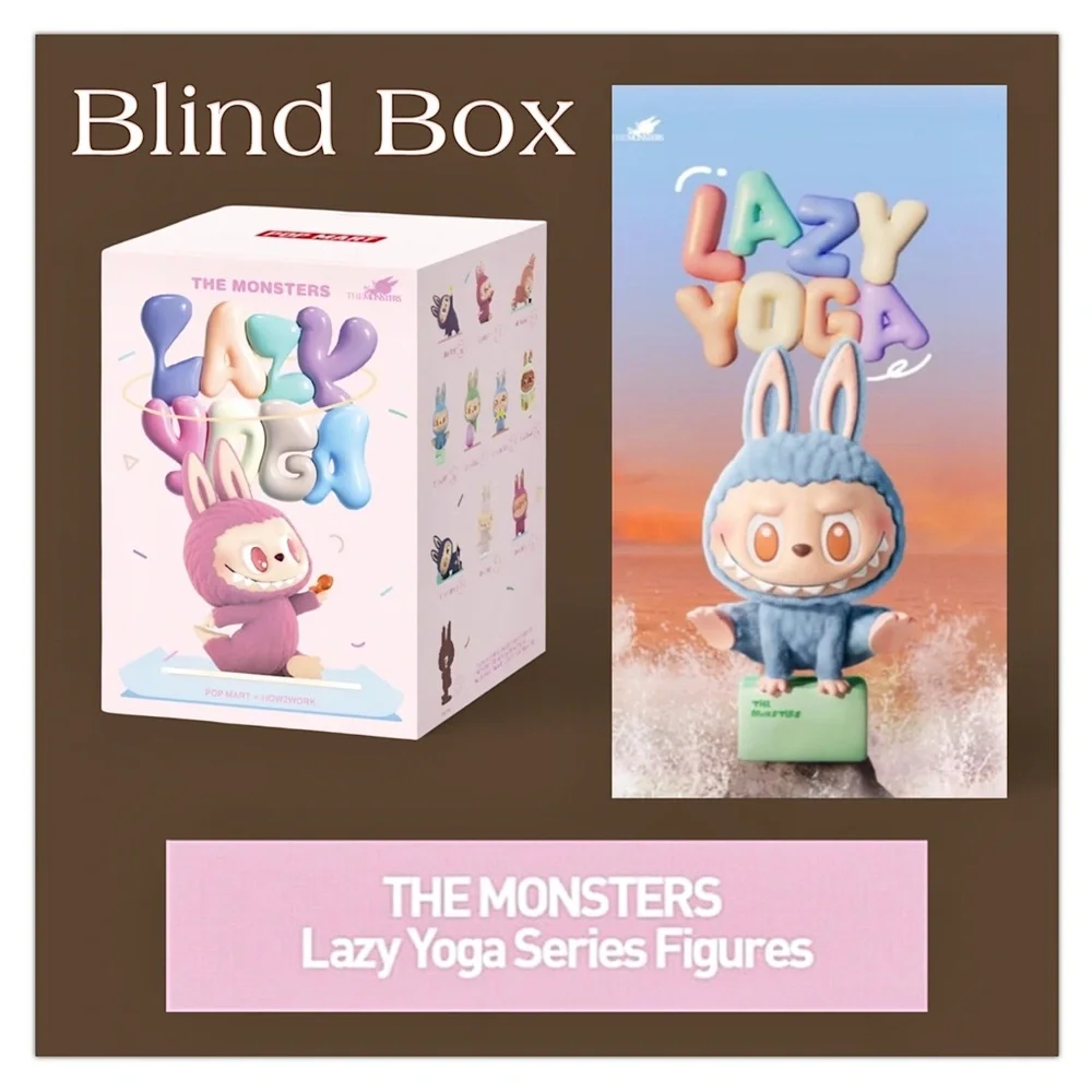 Pop Mart The Monsters Lazy Yoga Series - Blind Box - Figurine - Picture 12 of 16